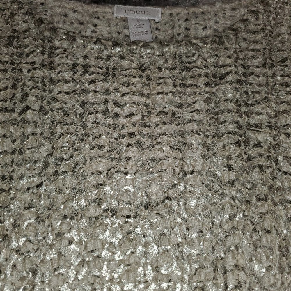Chicos Golden Color Top EUC - Picture 5 of 6